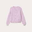 Gilet ajour&eacute; manches longues parme femme
