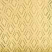 Pull ajour&eacute; col v manches courtes jaune pastel femme