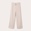 Pantalon large fluide sable femme