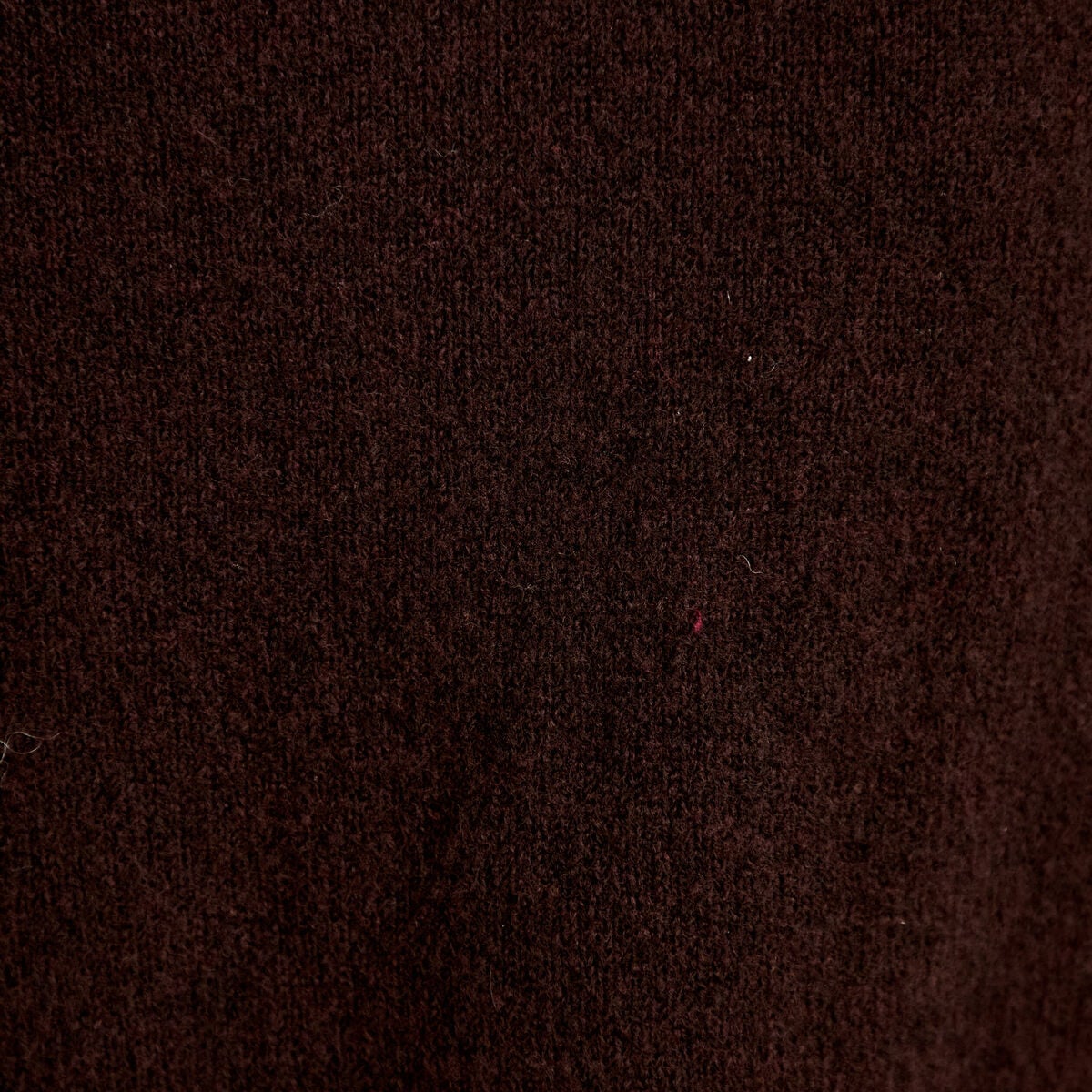 Gilet manches longues broderies col rond marron fonc&eacute; femme