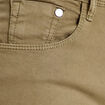 Jeans slim 5 poches vert kaki femme
