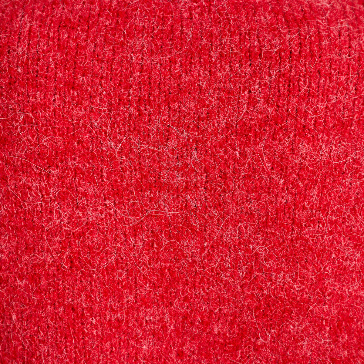 Pull manches courtes rouge femme