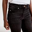 Jean skinny push-up taille standard denim noir femme