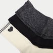 Lot de 3 paires de chaussettes noir femme