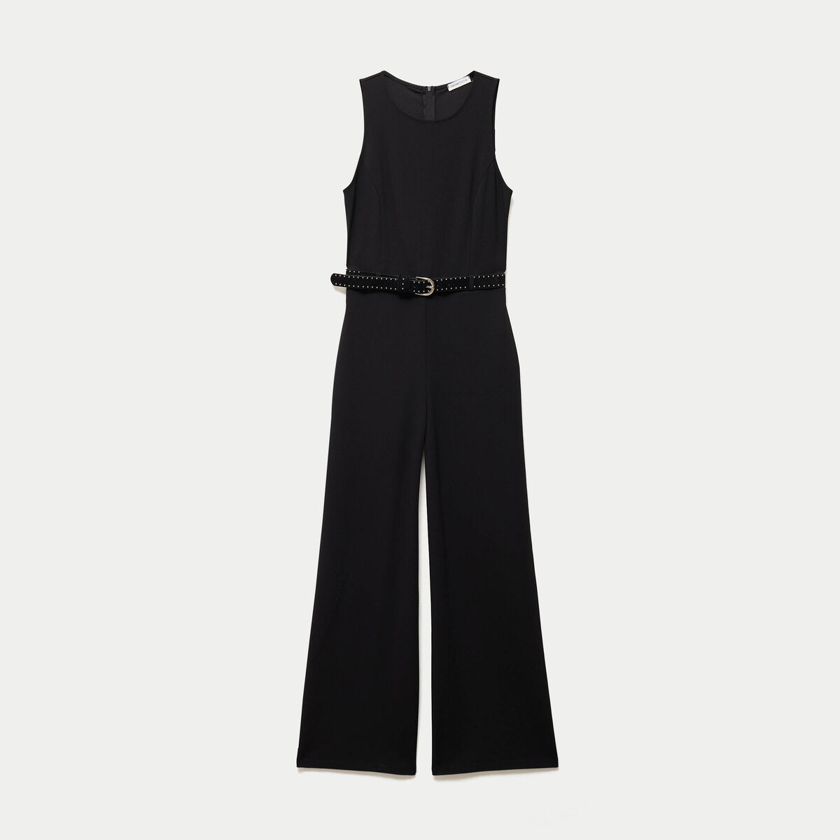 Combinaison ajust&eacute;e sans manches noir femme