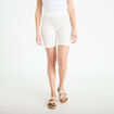 Short cycliste sans couture ecru femme
