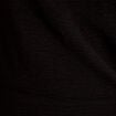 Robe &eacute;vas&eacute;e 3/4 sans manches col rond noir femme