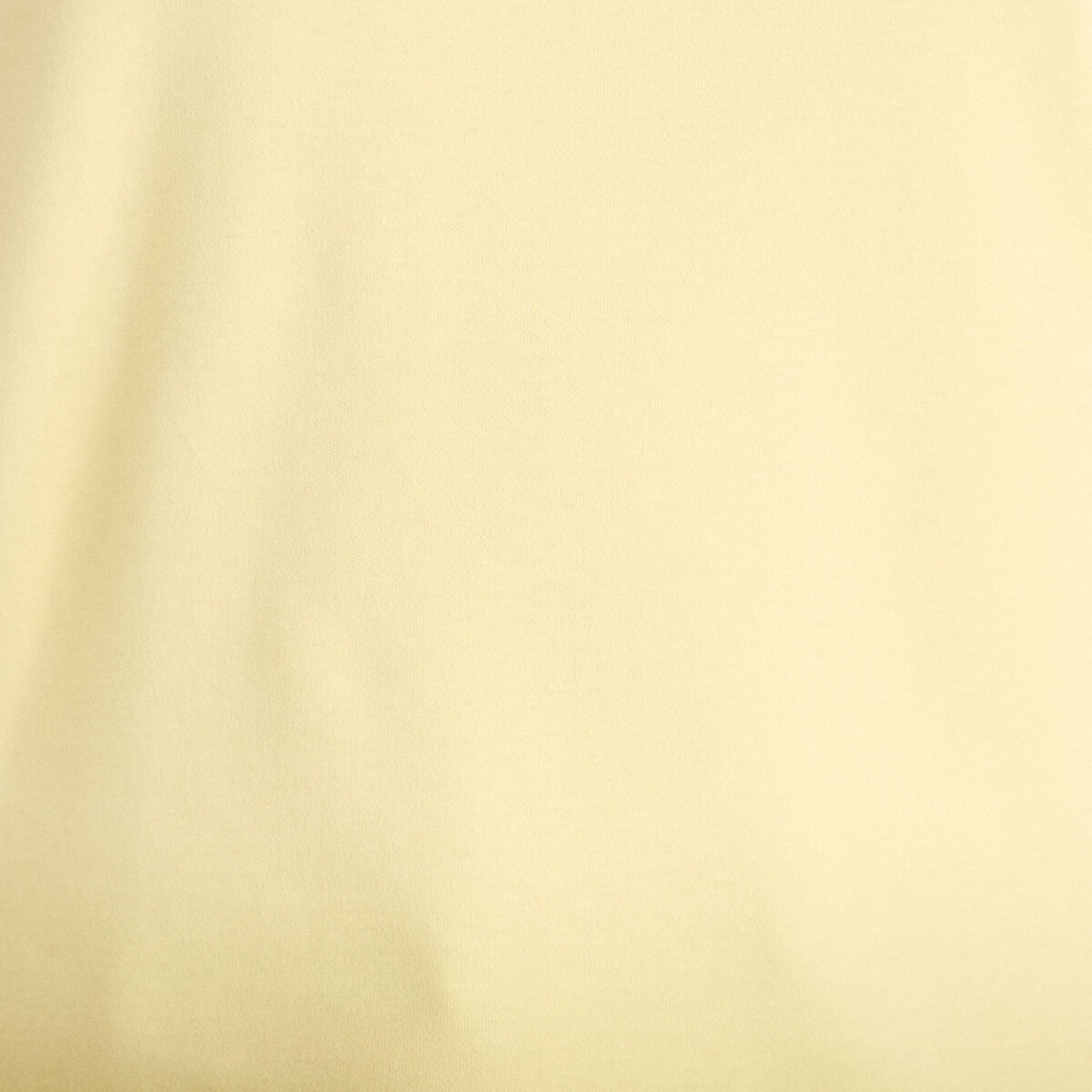 T-shirt col rond manches courtes jaune pastel femme