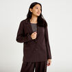 Blazer col classique manches longues marron femme