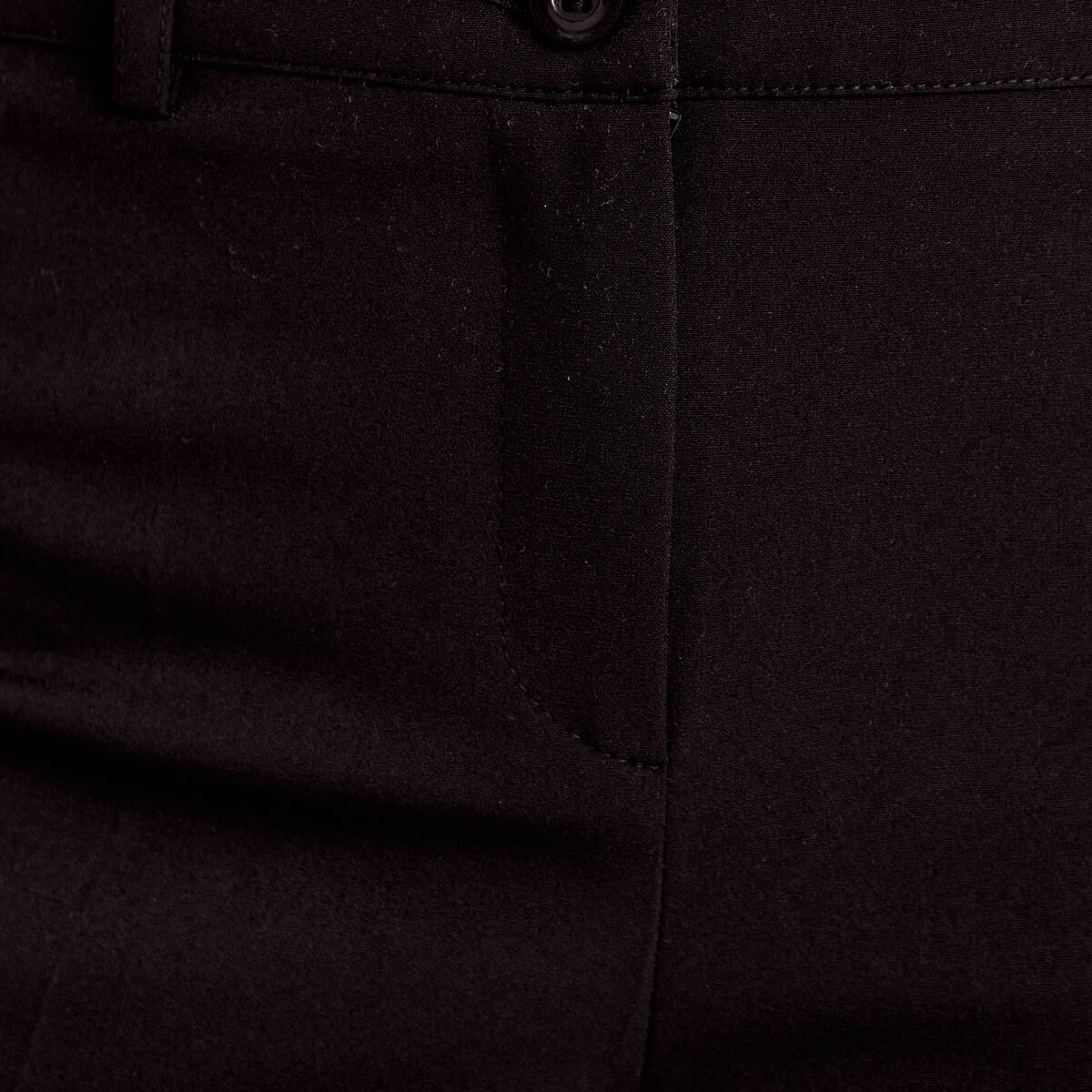 Pantalon flare noir femme