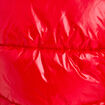 Doudoune col montant bas resserr&eacute; rouge femme