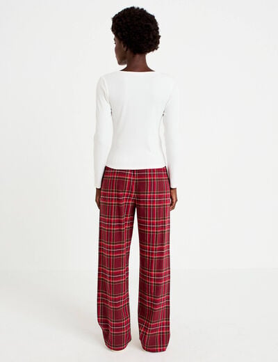 Pyjama manches longues rose femme