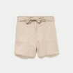 Short beige femme