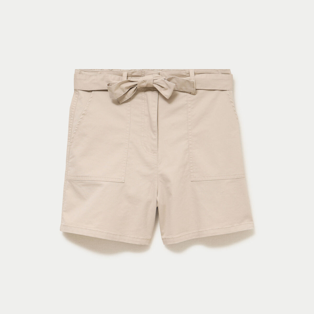 Short beige femme