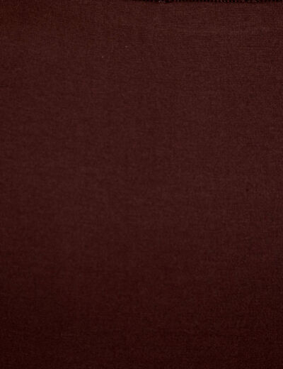 T-shirt ajust&eacute; manches courtes marron fonc&eacute; femme