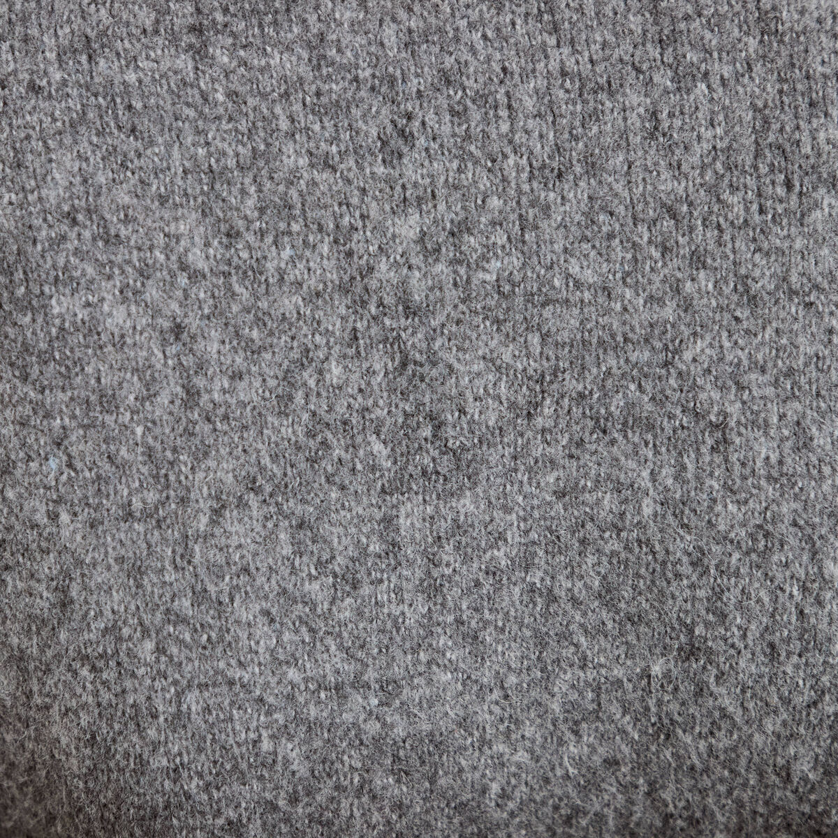 Cardigan col rond manches longues gris fonc&eacute; femme