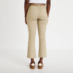 Jean bootcut cropped taille haute vert femme