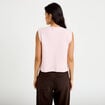 Gilet sans manches rose clair femme