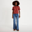Jean bootcut taille standard denim stone femme