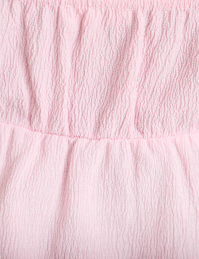 D&eacute;bardeur d&eacute;tail bijou rose clair femme