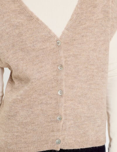 Gilet sans manches sable femme