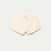 Short ajour&eacute; ecru femme
