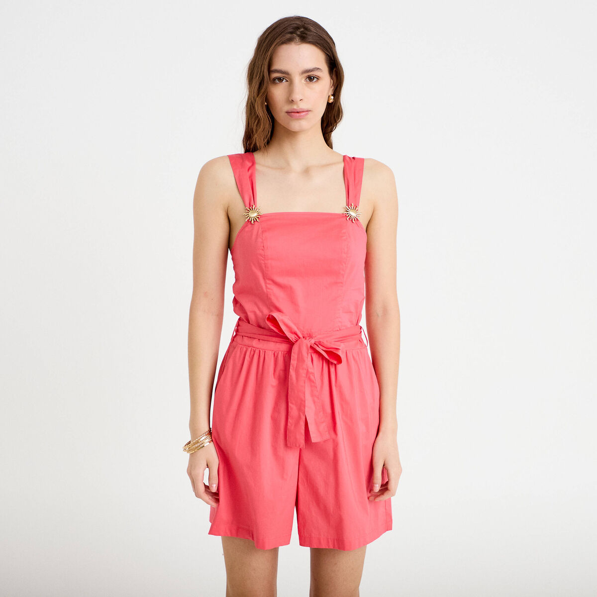 Combishort rose femme
