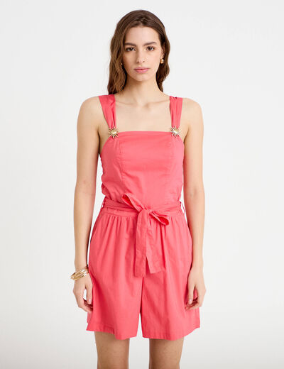 Combishort rose femme