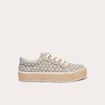 Baskets espadrilles plates beige femme