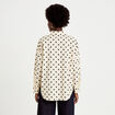 Chemise oversize manches longues blanc femme