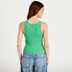 D&eacute;bardeur c&ocirc;tel&eacute; avec brassi&egrave;re int&eacute;gr&eacute;e vert femme