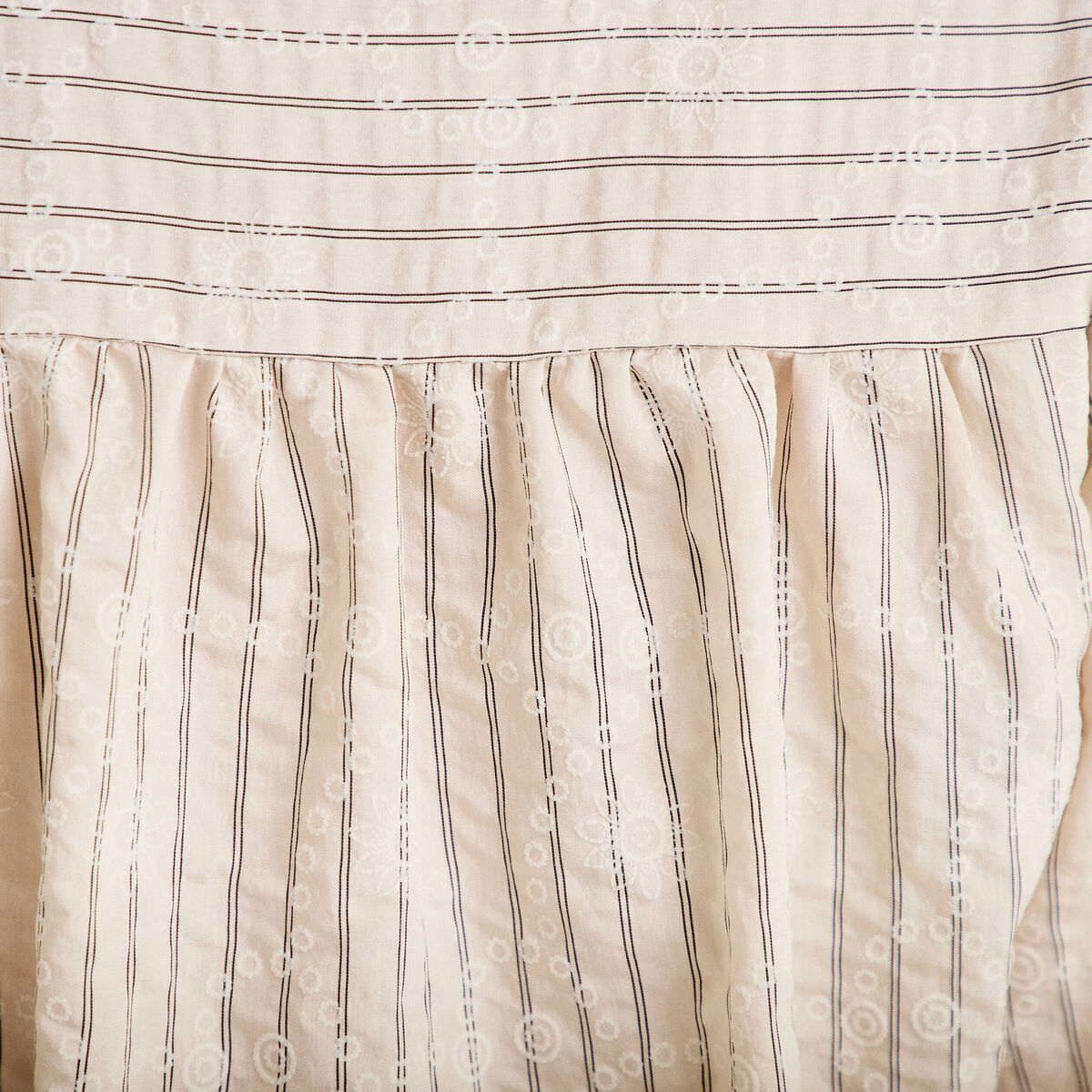 Chemise droite col classique manches 3/4 blanc femme