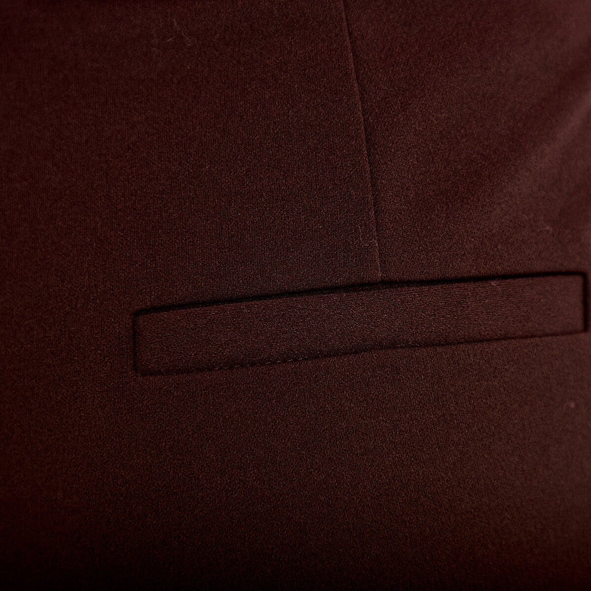 Pantalon large marron fonc&eacute; femme