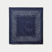 Foulard bleu marine femme
