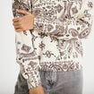 Pull col rond manches longues ecru femme