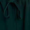 Pantalon large vert fonc&eacute; femme