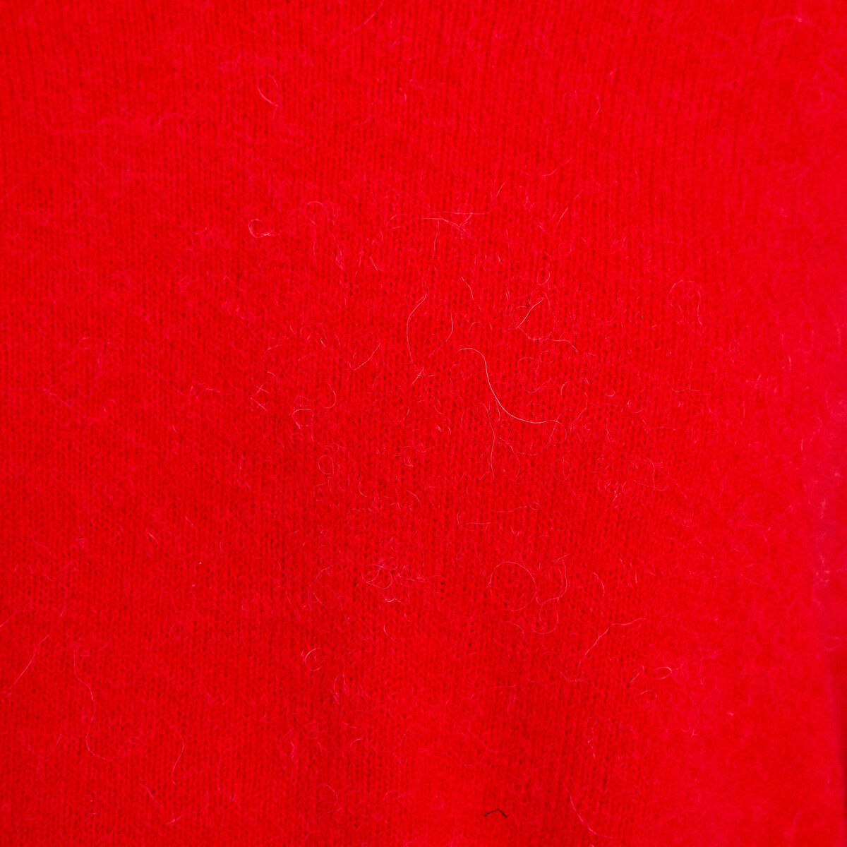 Pull manches longues rouge femme