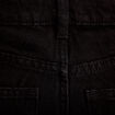Jeans wide leg taille haute denim noir femme