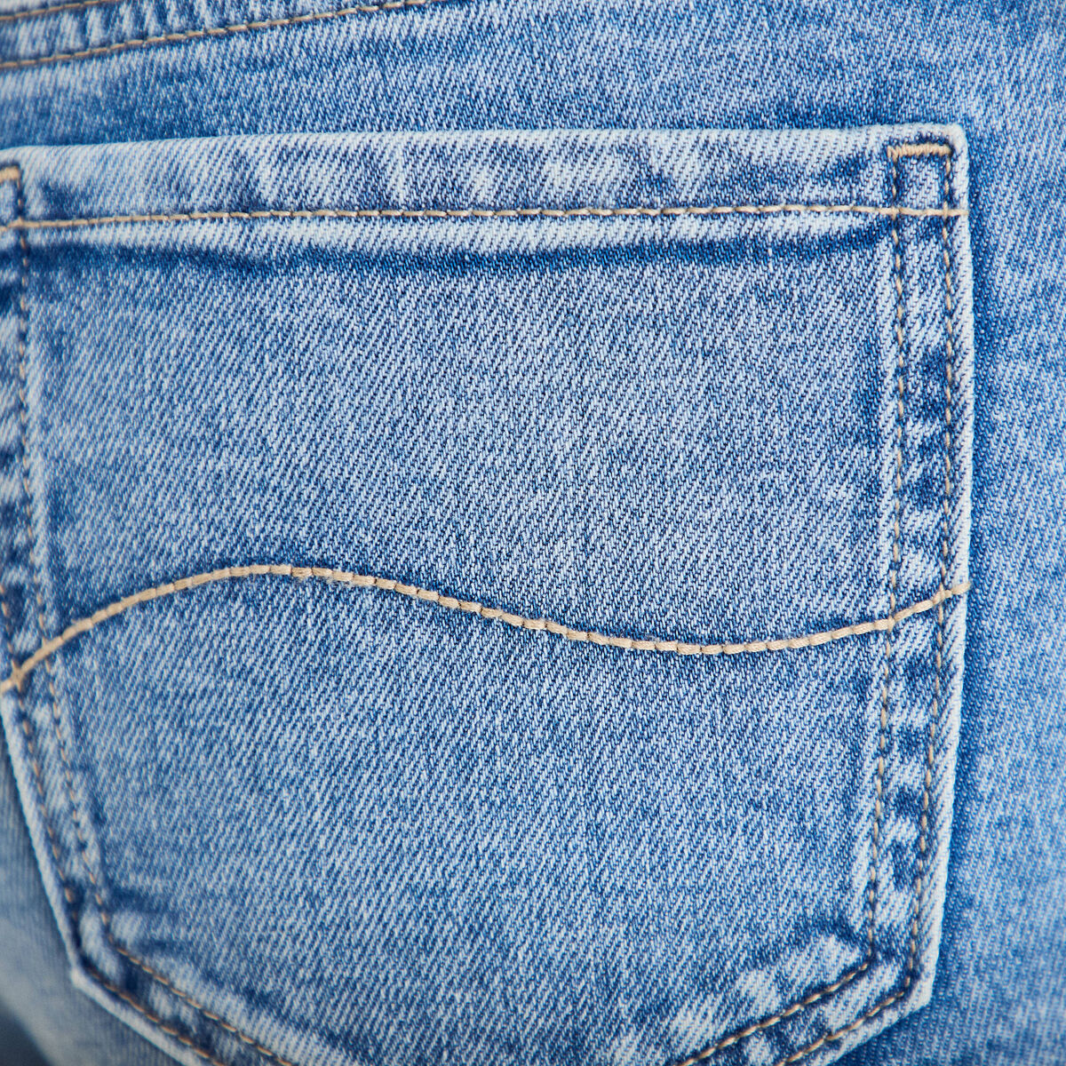 Jeans flare denim triple stone femme