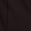 Jupe-short droite fentes noir femme