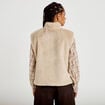 Veste r&eacute;versible sans manches beige femme
