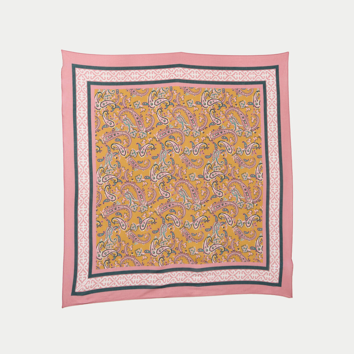 Foulard jaune or femme