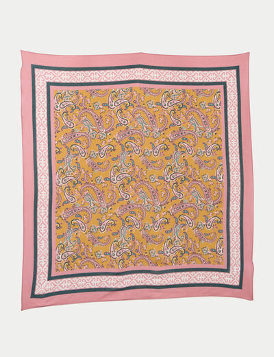 Foulard jaune or femme