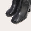 Bottines &agrave; talon noir femme