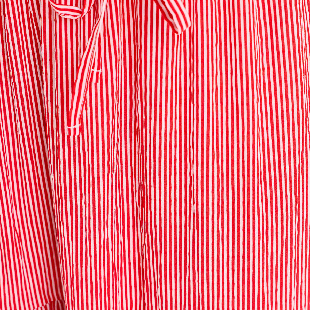 Jupe longue trap&egrave;ze rouge vif femme