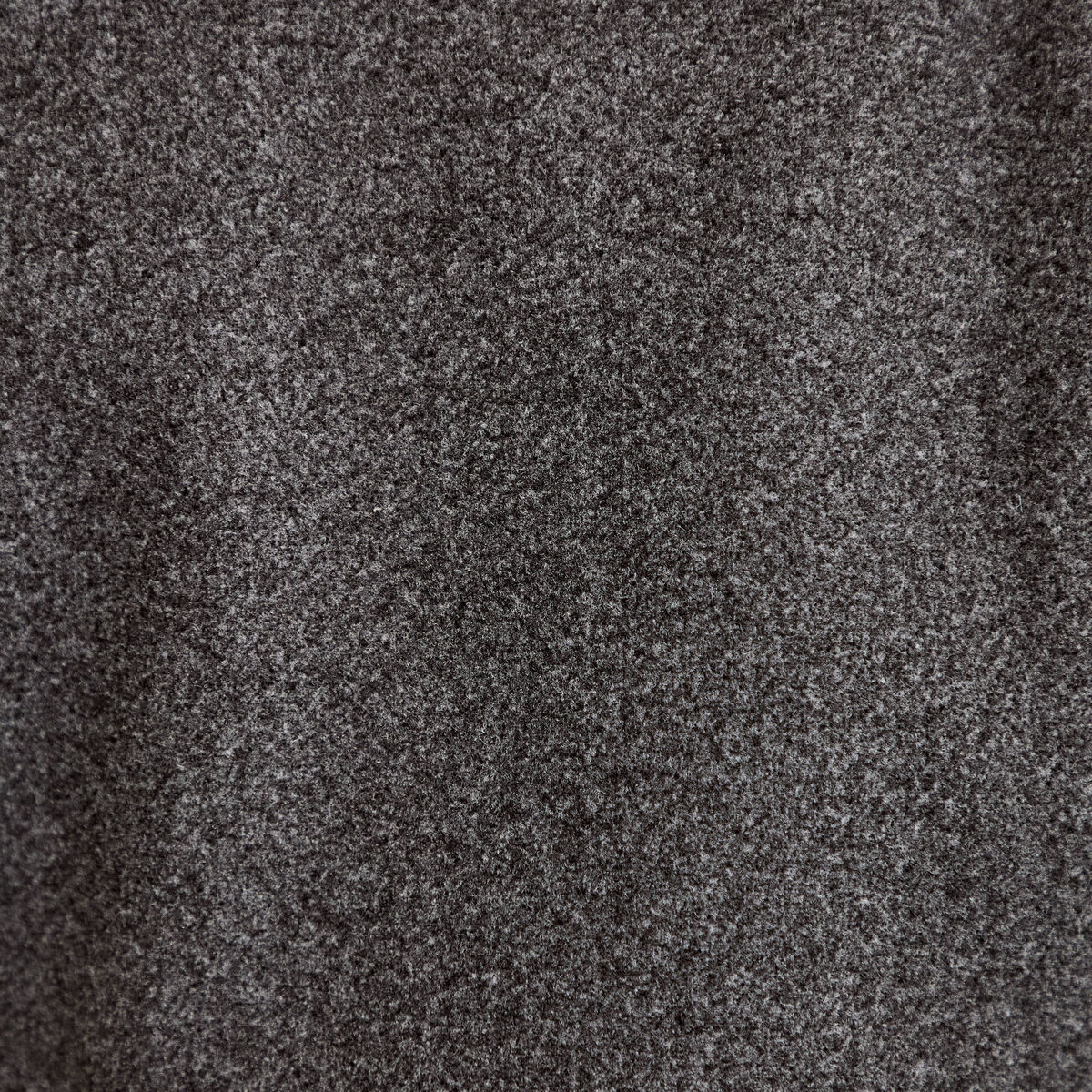 Manteau droit mi-long &agrave; manches longues gris femme