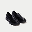 Mocassins noir femme
