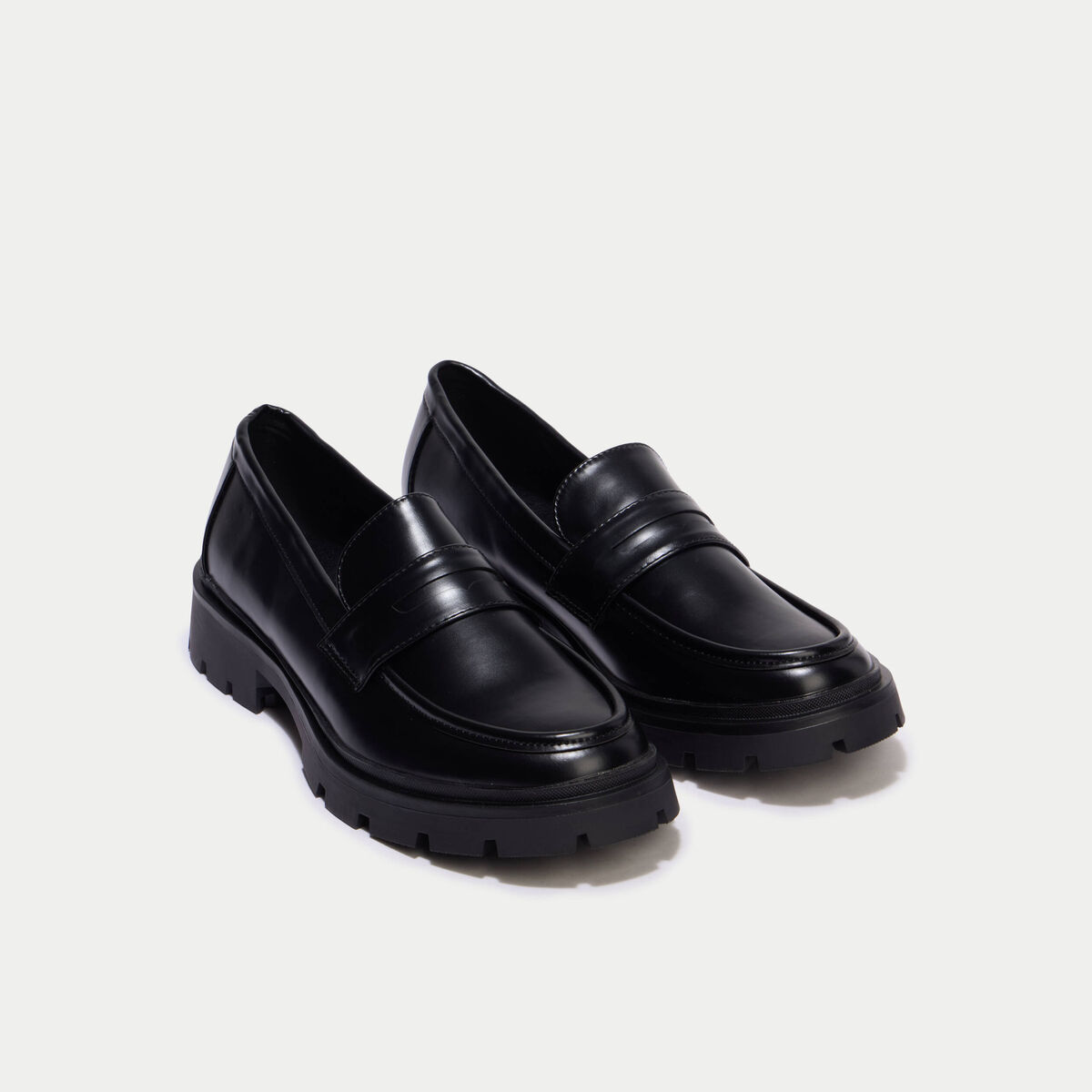 Mocassins noir femme