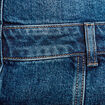 Combinaison manches courtes denim stone femme
