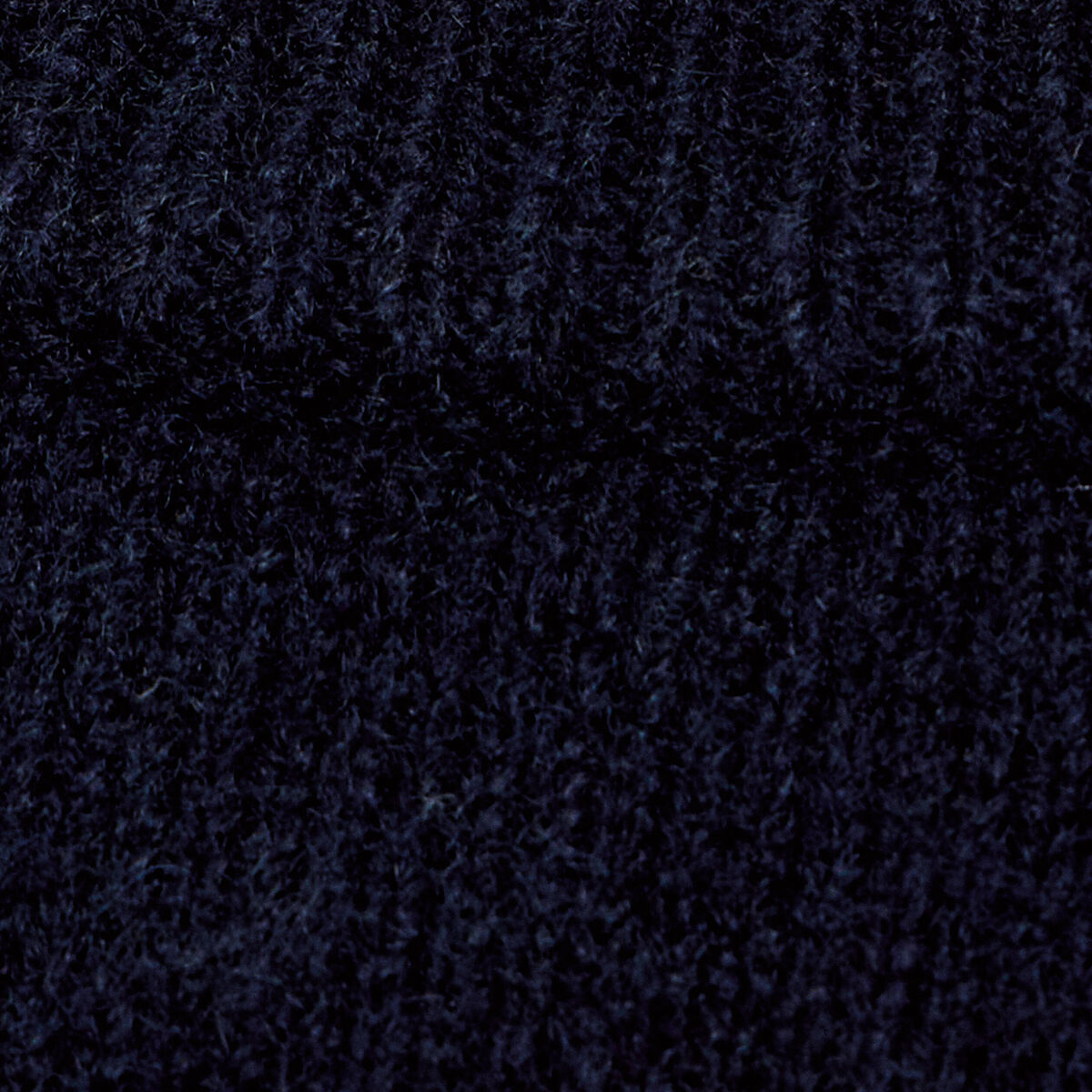 Pull col rond manches longues bleu marine femme